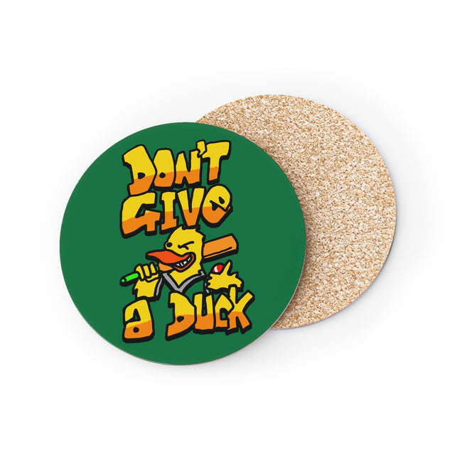 Funny Cricket Coaster, Australian Duck in Cricket themed Coaster for Cricket Players that score ducks for the Aussie cricket player or fan! Hover Image