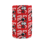 Christmas Bin Chicken Stubby Cooler, Australian Bin Chicken Christmas Themed Stubby Holder! Stubby Cooler with Aussie Ibis bird!