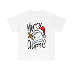 Christmas Seagull Chippie Shirt "Merry Chipmas" Potato Chip T-Shirt of an Australian Seagull - Funny Christmas Chippy Lovers Seagull Shirt