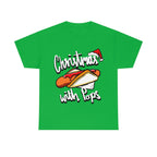 Aussie Christmas with Pops Sausage Sizzle T-Shirt, Aussie Snag T-Shirt for Lovers of Sausage Sizzles & Pops! BBQ Australian Christmas Tee
