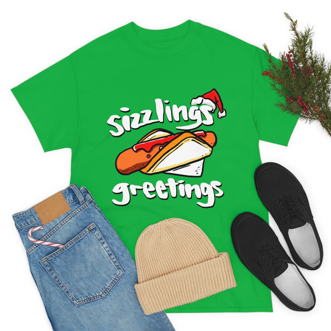 Aussie Christmas Sausage Sizzle T-Shirt, Aussie Snag T-Shirt for Lovers of Sausage Sizzles & Hip Hop Themed Quotes! BBQ Australian Christmas Main Image