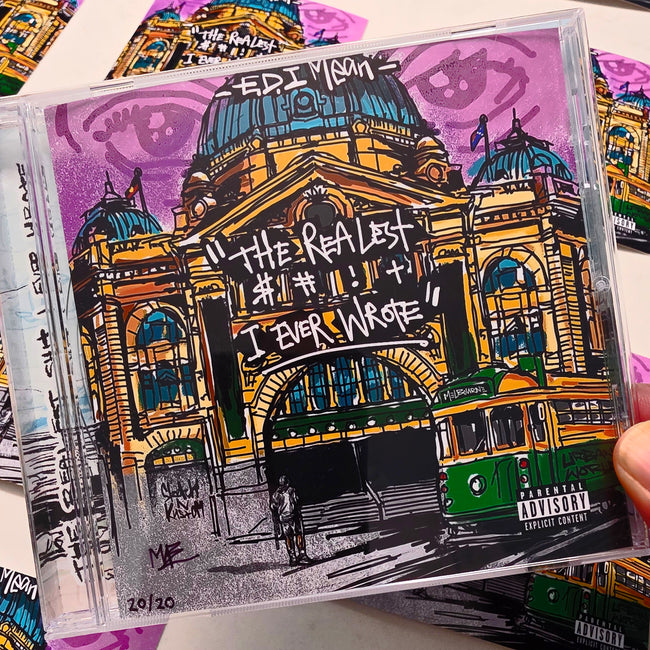 E.D.I. Mean (of The Outlawz) - The Realest $#!t I Ever Wrote (2026) (Limited Melbourne Edition CD) Main Image